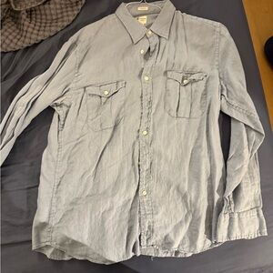 J. Crew Light Blue Button-Up Shirt